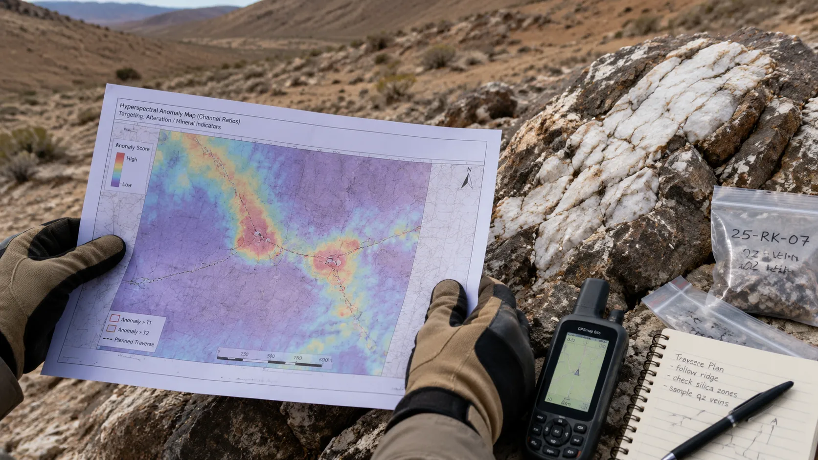 Hyperspectral Mapping: How AI is Revolutionizing Low-Impact Quartz Extraction