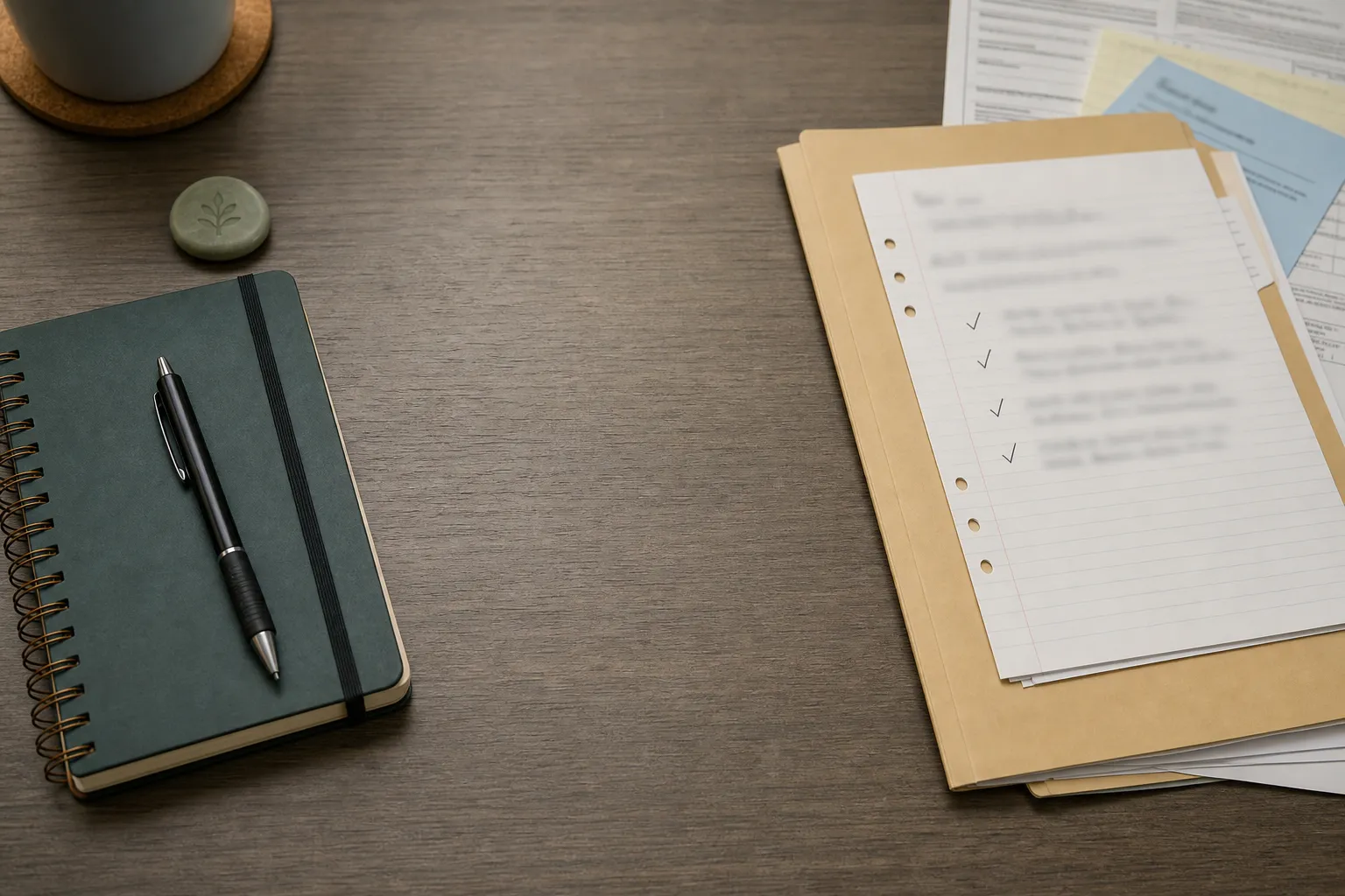 A workplace decision moment separating private grounding from formal support options when a problem needs action